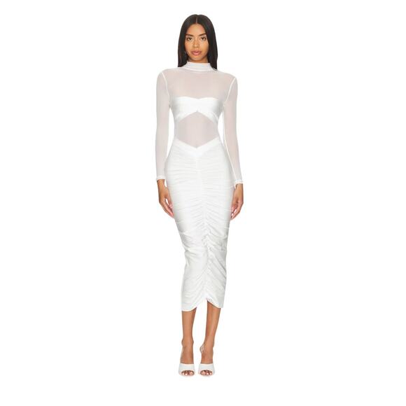Seroya Dresses & Skirts - Seroya White Levina Dress, Revolve, Bride,‎ Engagement, Bachelorette, Size Large